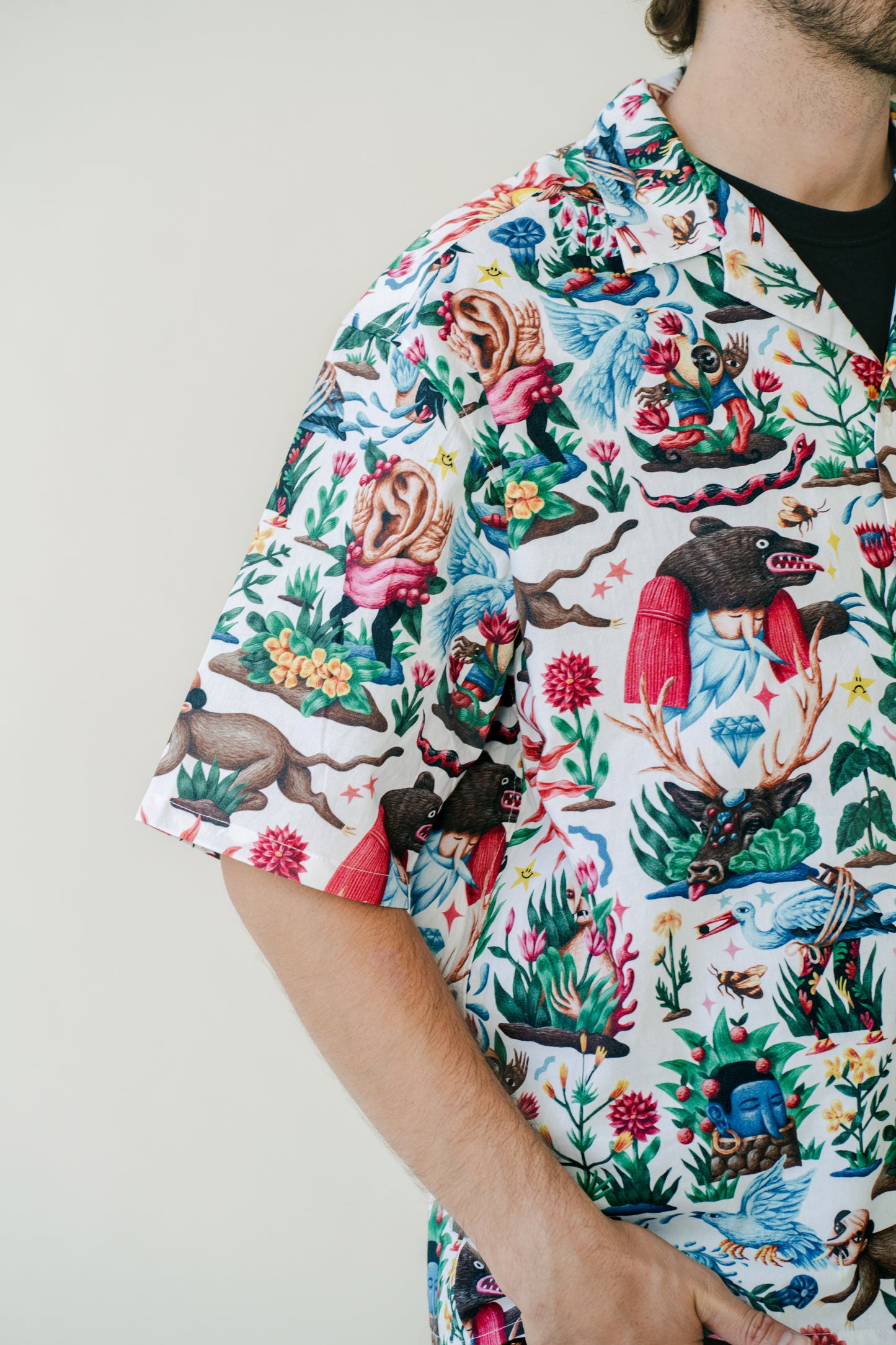 Cămașă Harap-Alb Print