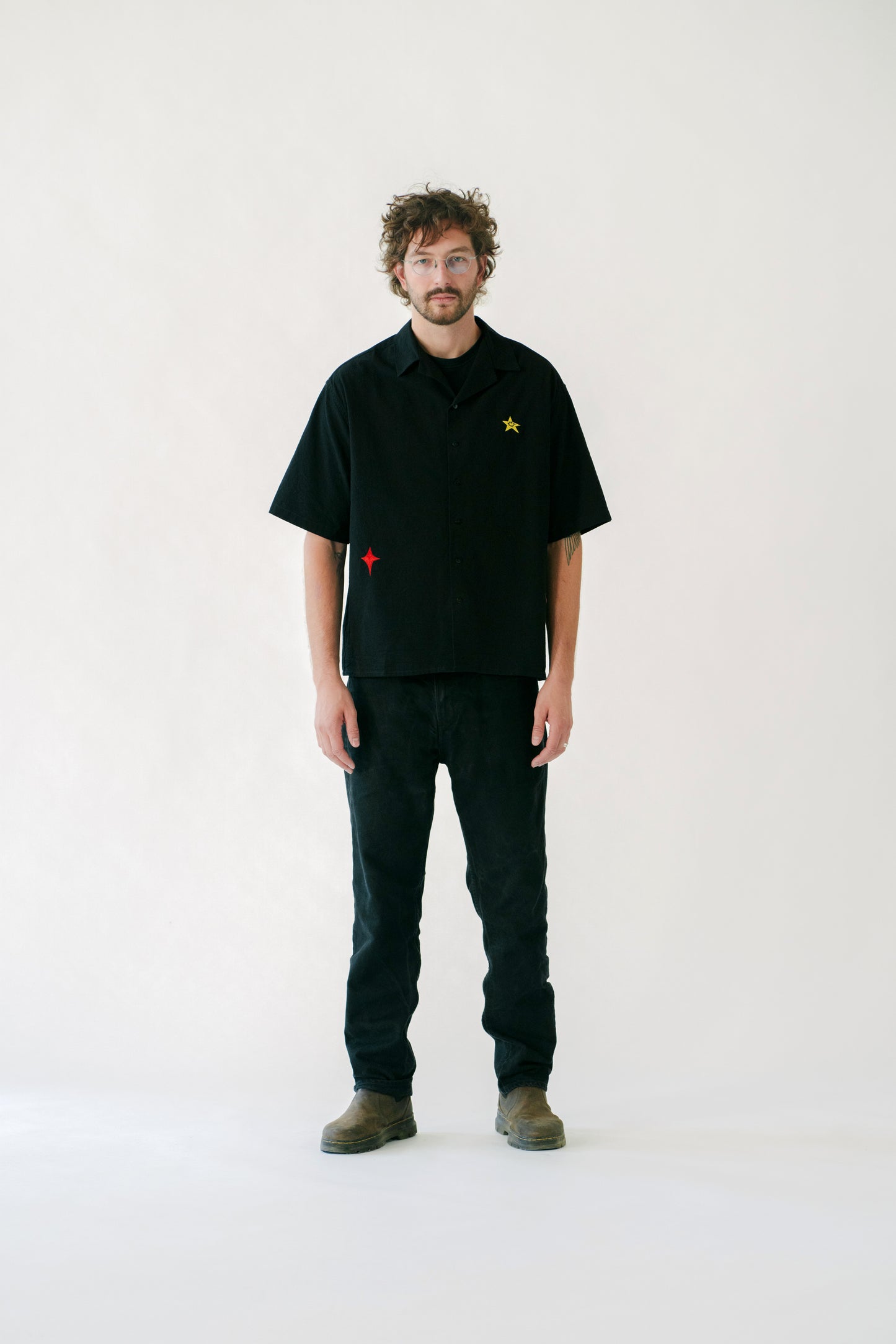 Cămașă Harap-Alb Embroidered