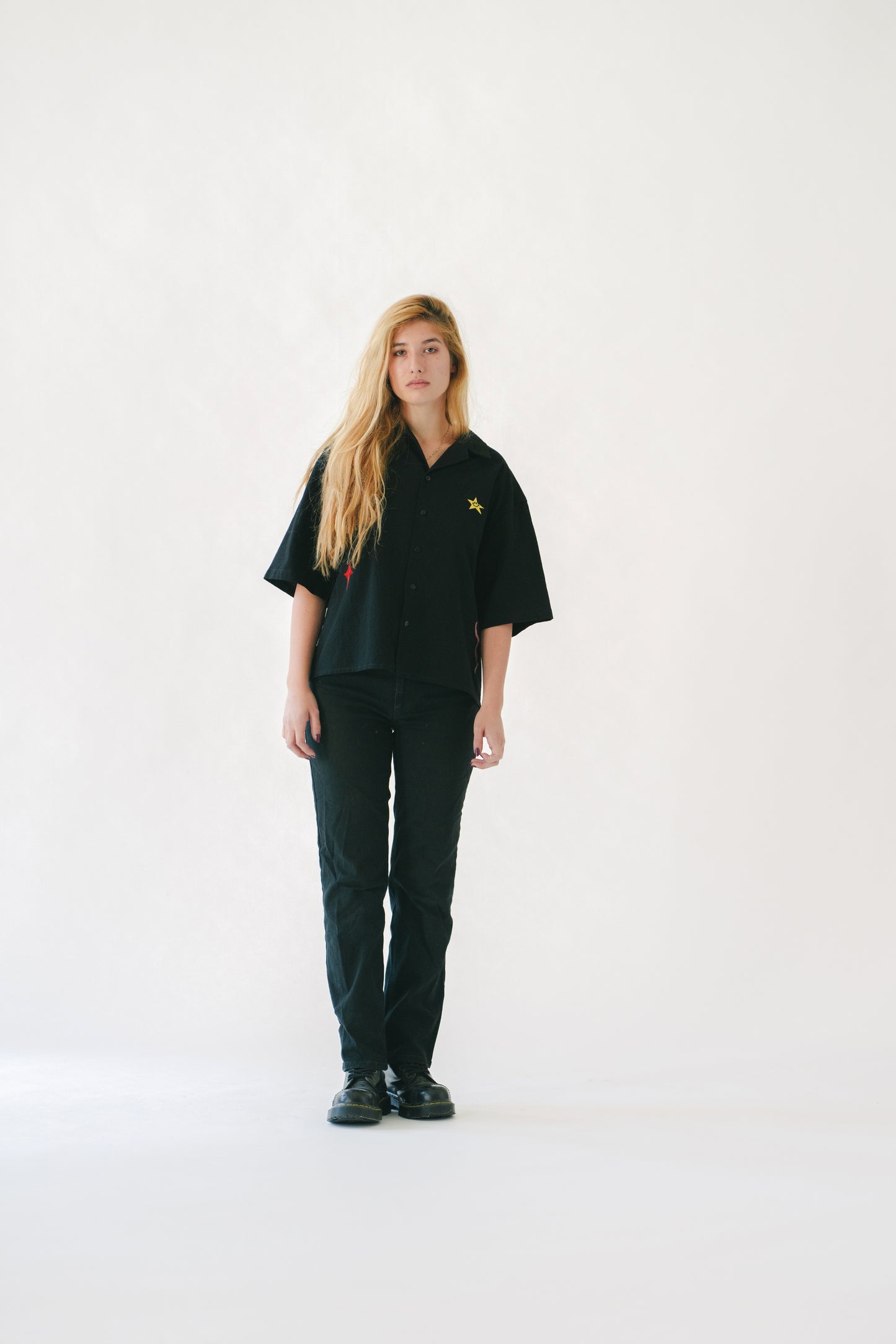 Cămașă Harap-Alb Embroidered