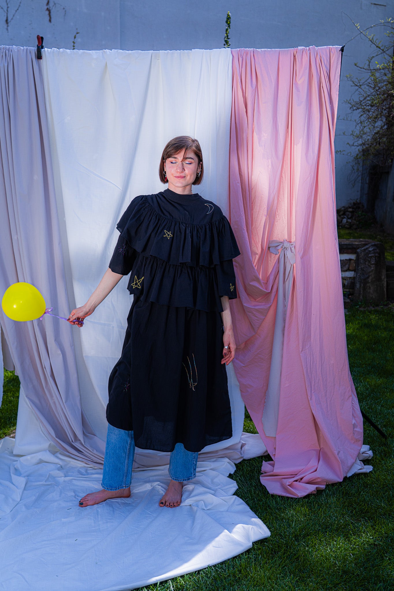 Night Summer Sky dress - SPIN LIKE A CHILD