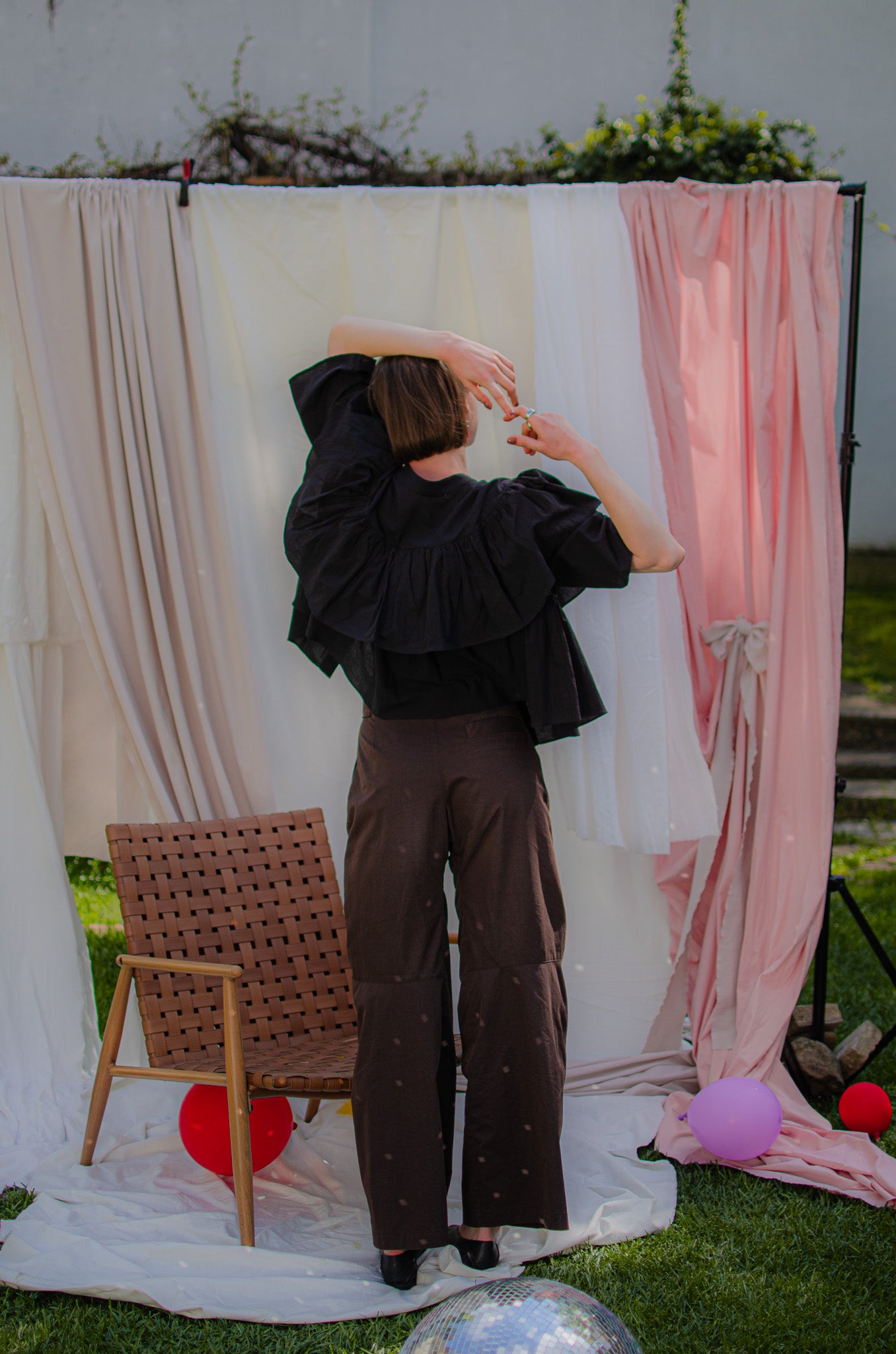 Night Summer Sky blouse - SPIN LIKE A CHILD