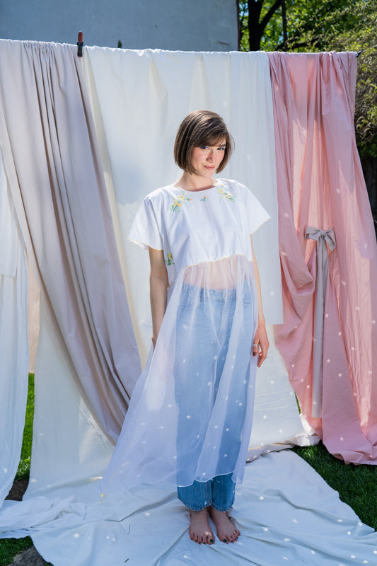 Handmade dress Sunshine - OPEN LIKE A CHILD