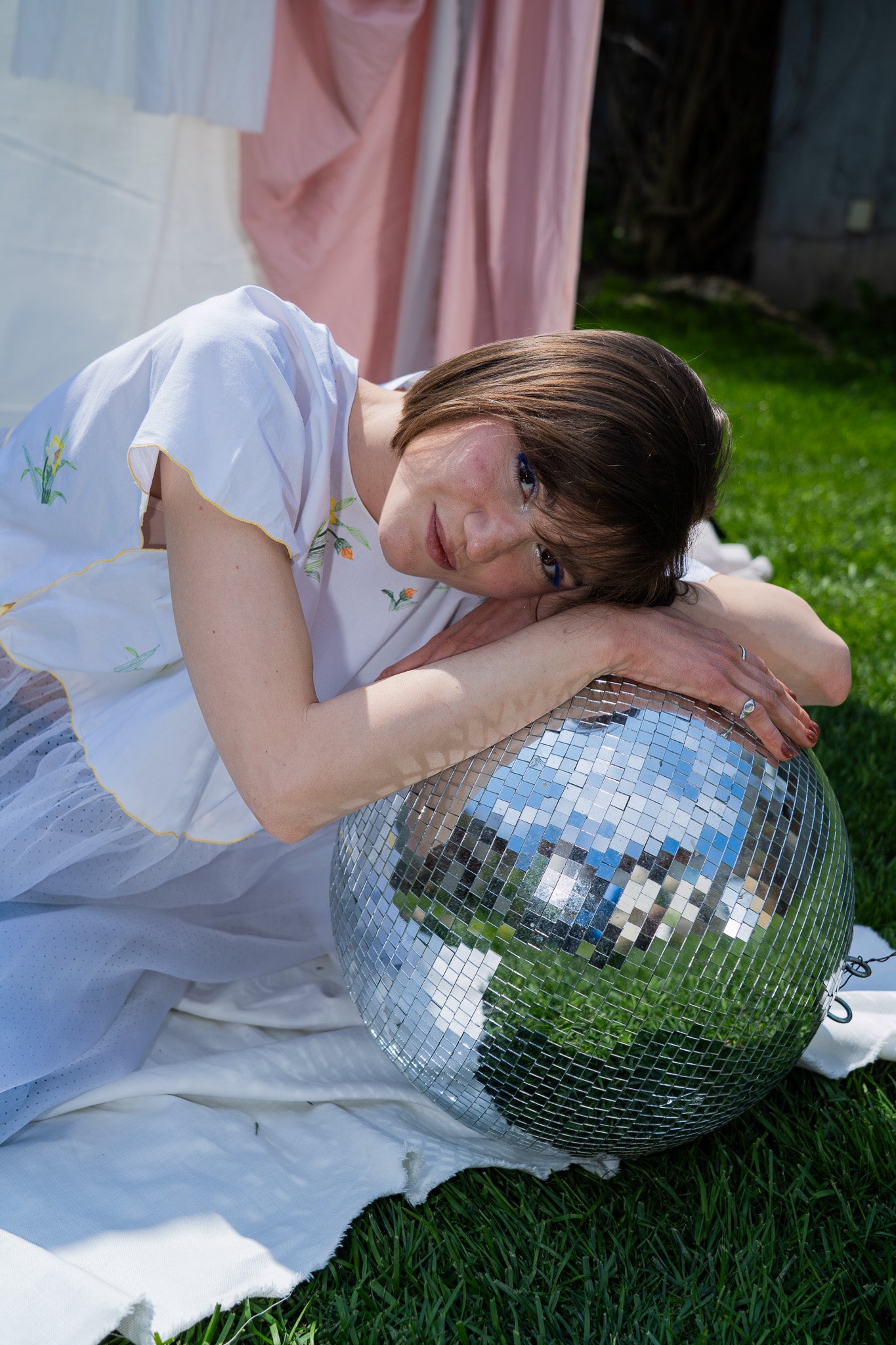 Handmade dress Sunshine - OPEN LIKE A CHILD