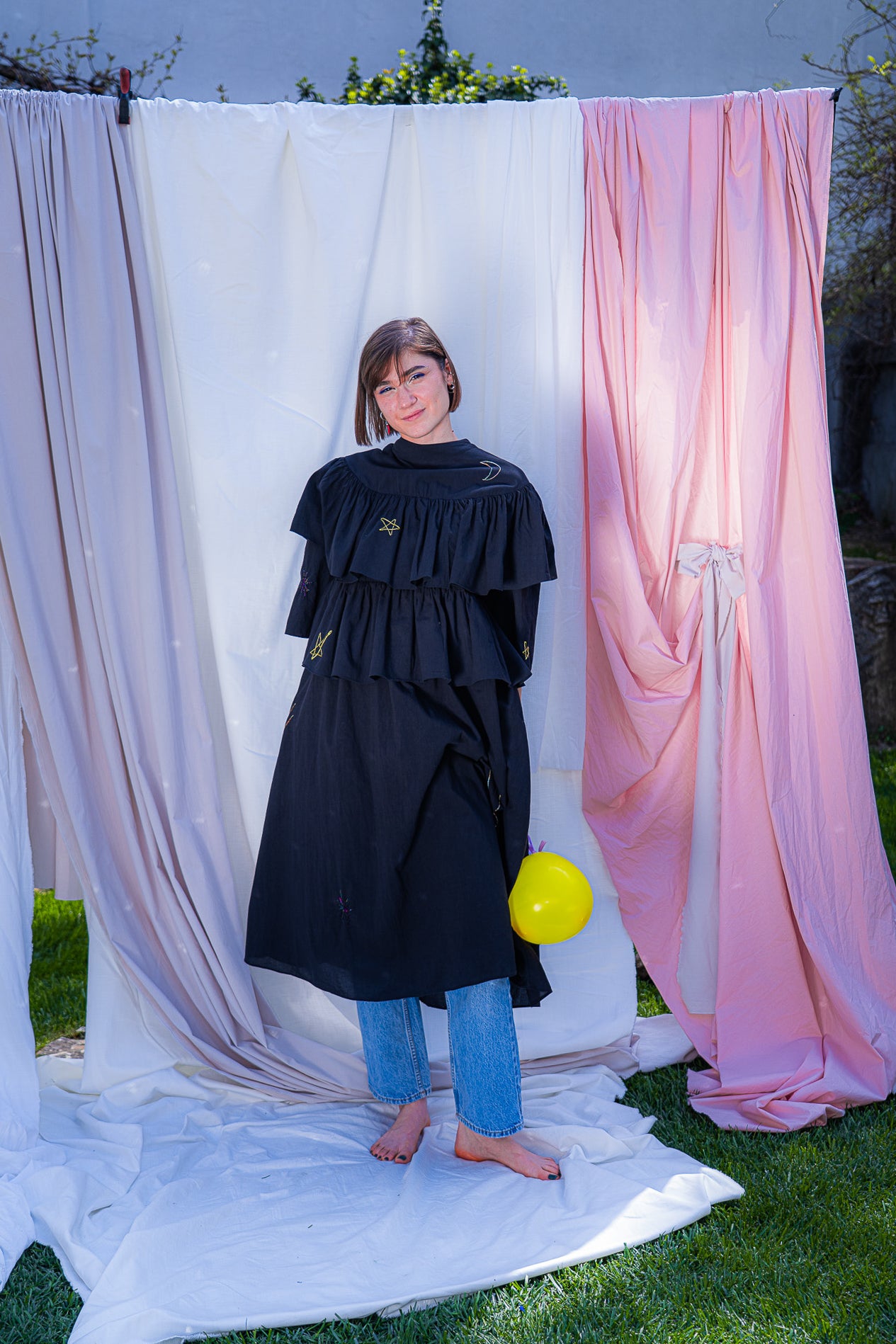 Night Summer Sky dress - SPIN LIKE  A CHILD