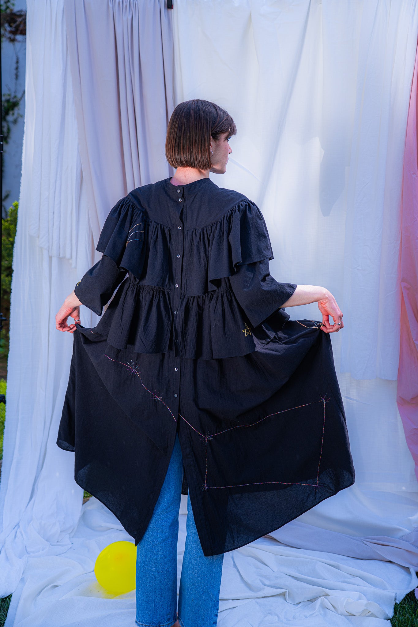 Night Summer Sky dress - SPIN LIKE  A CHILD