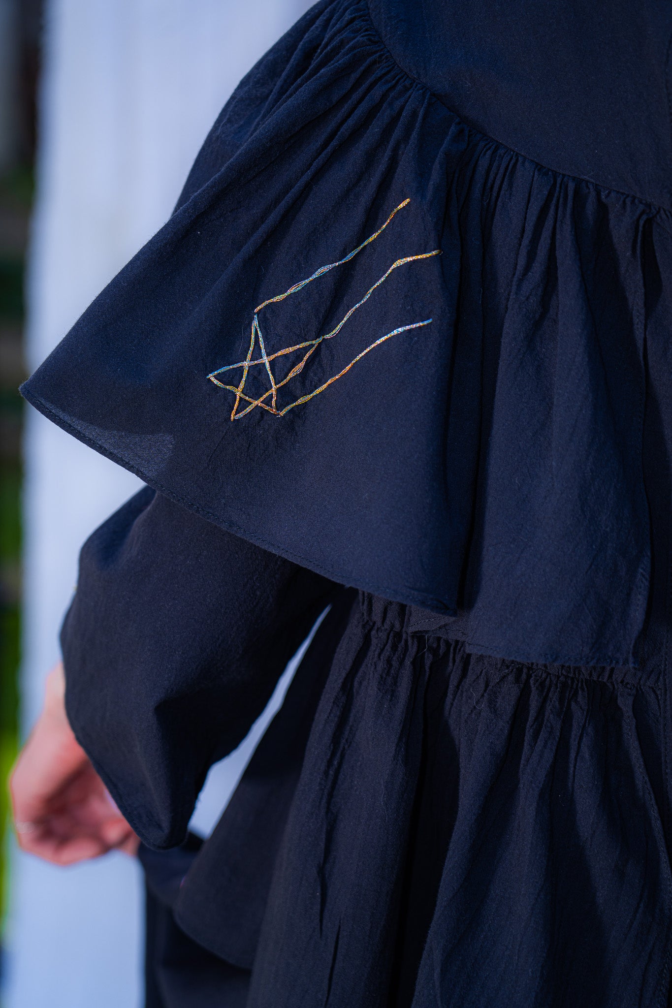 Night Summer Sky blouse - SPIN LIKE  A CHILD