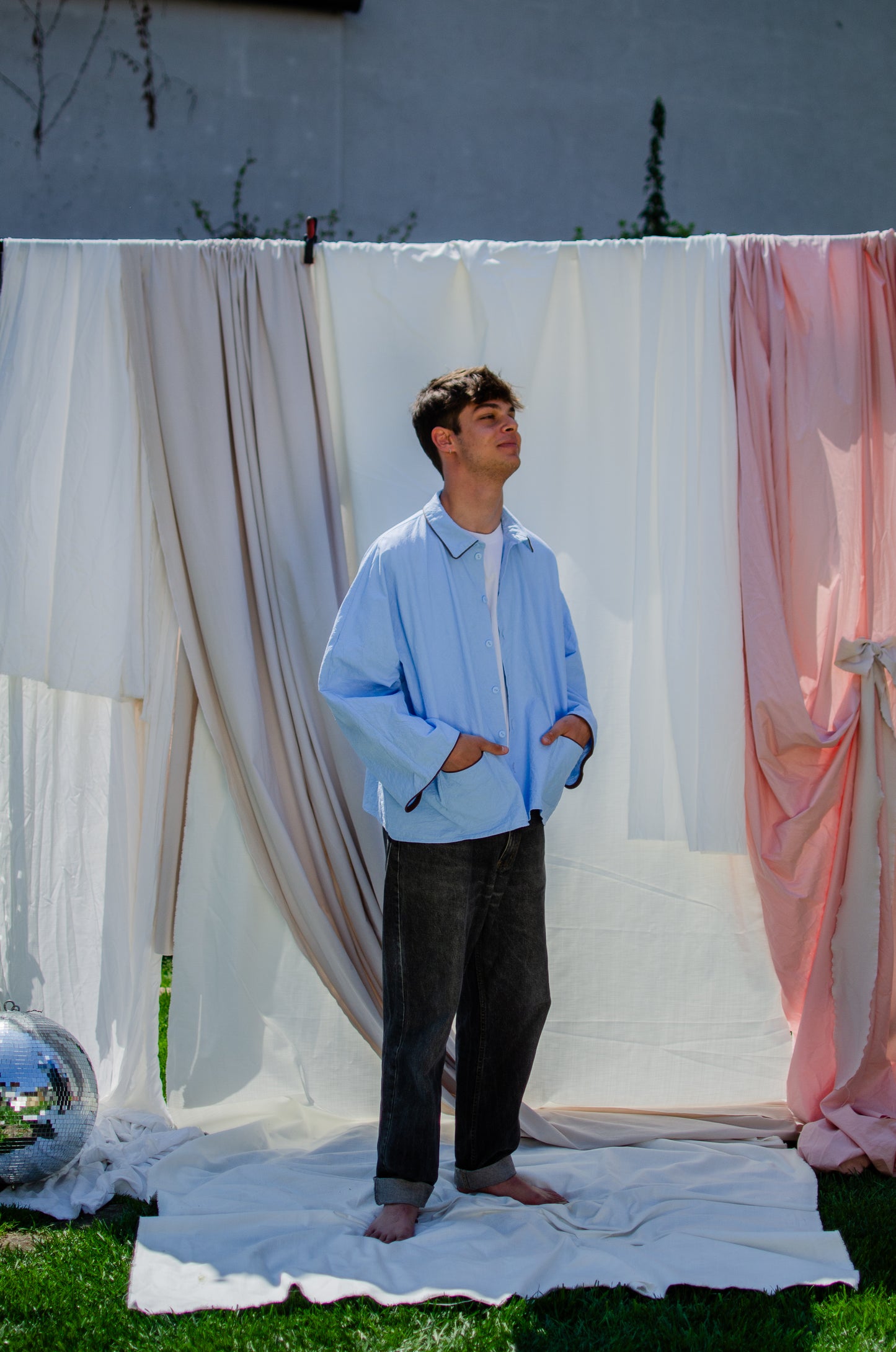 Worker Jacket Blue - DREAM LIKE A CHILD