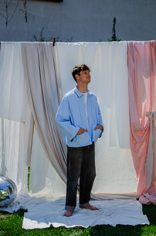 Worker Jacket Blue - DREAM LIKE A CHILD