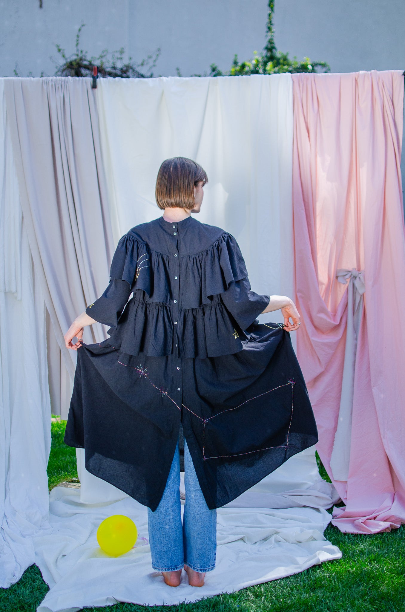Night Summer Sky dress - SPIN LIKE  A CHILD