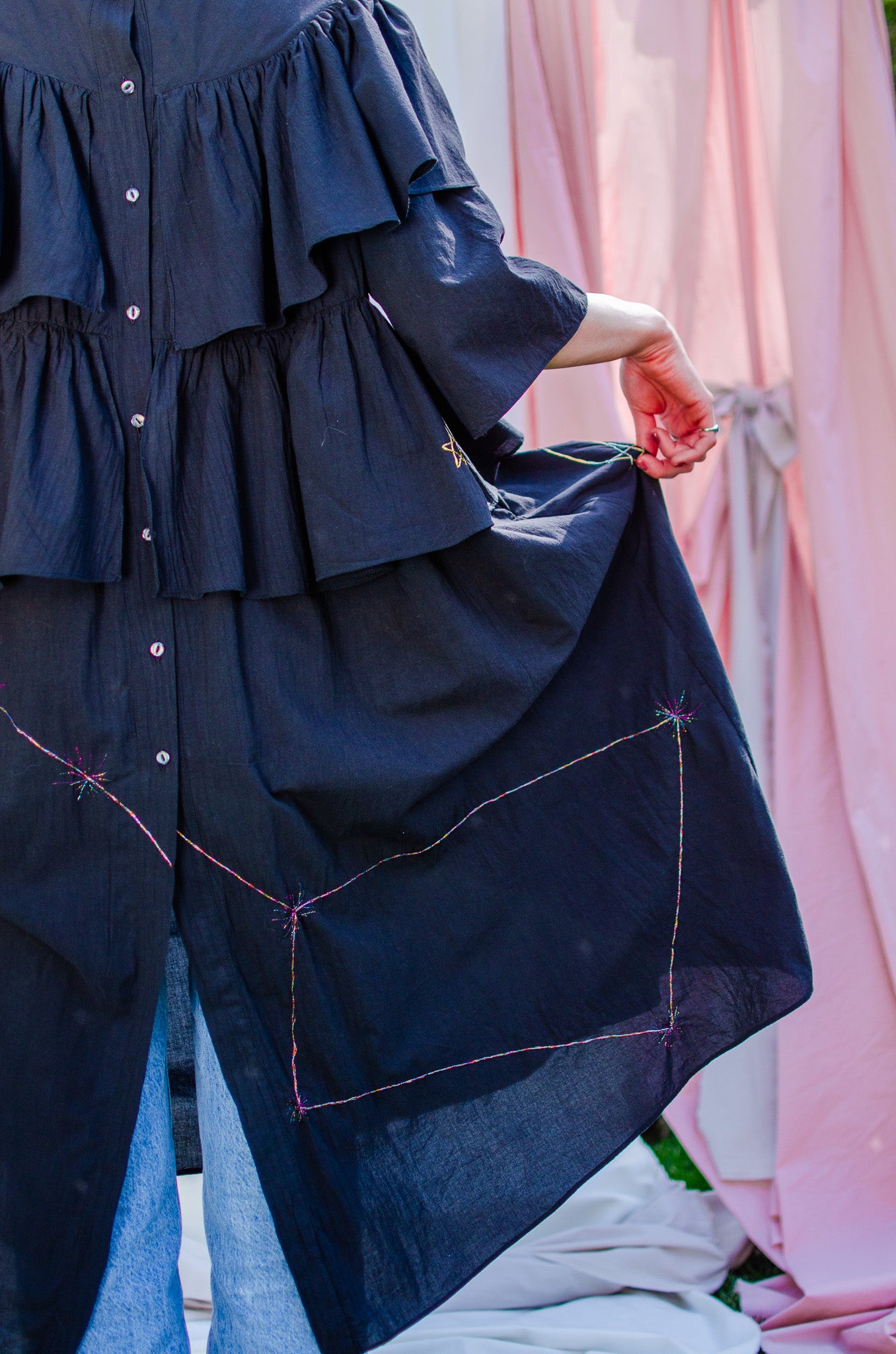 Night Summer Sky dress - SPIN LIKE  A CHILD