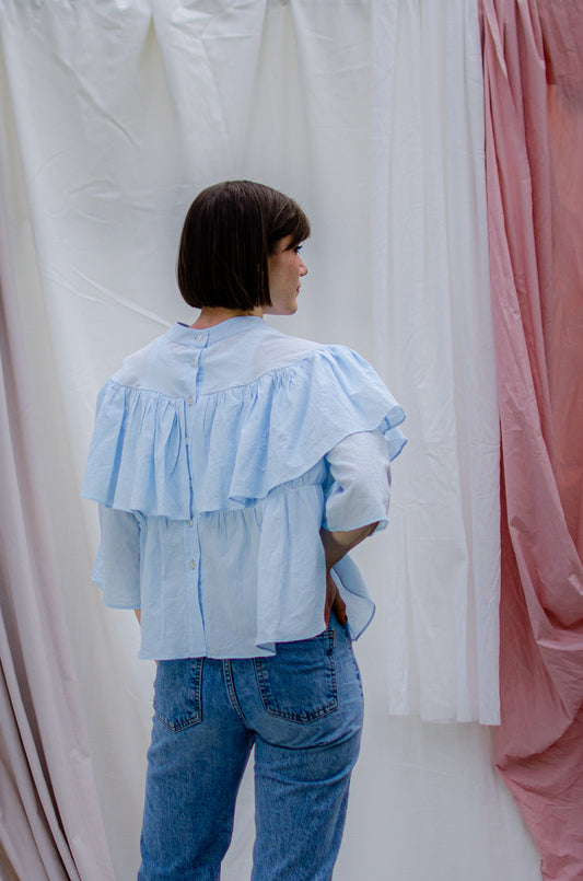 Touch The Grass blouse - SPIN LIKE  A CHILD