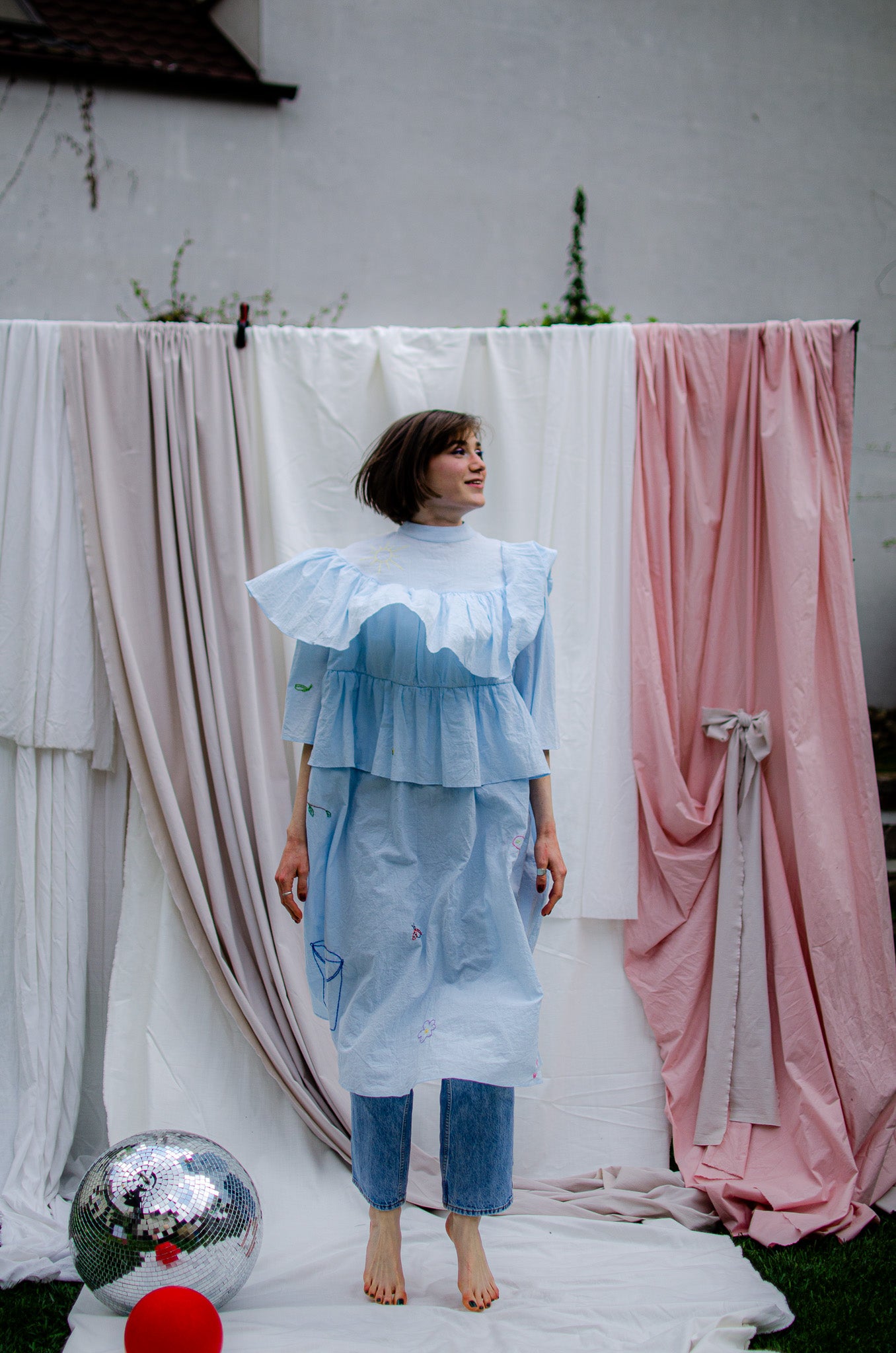 Touch The Grass dress - SPIN LIKE  A CHILD