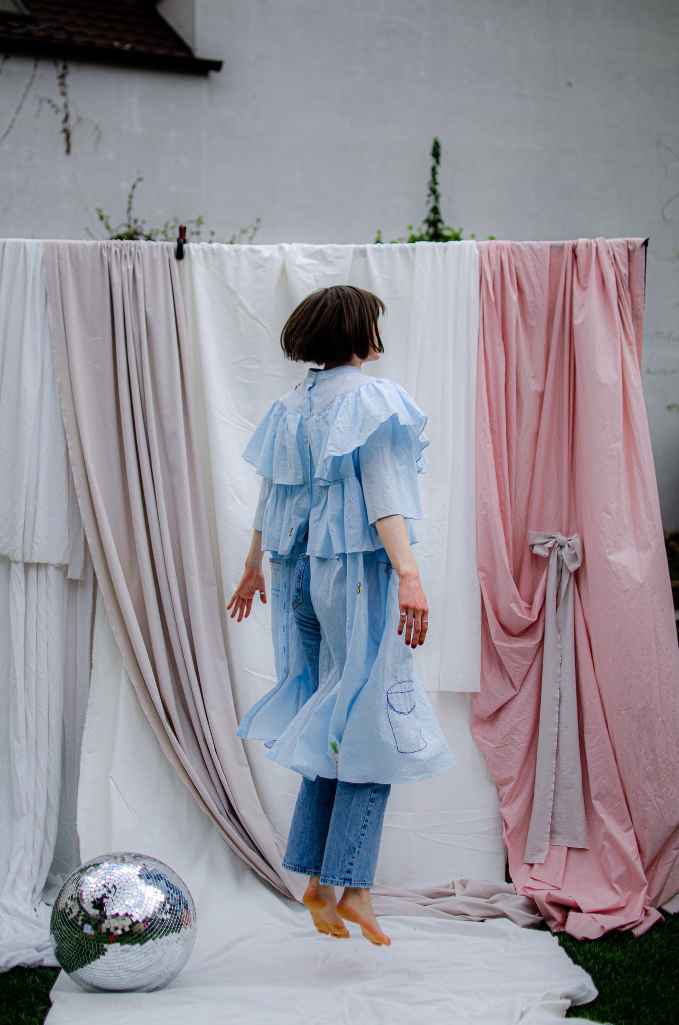 Touch The Grass dress - SPIN LIKE  A CHILD