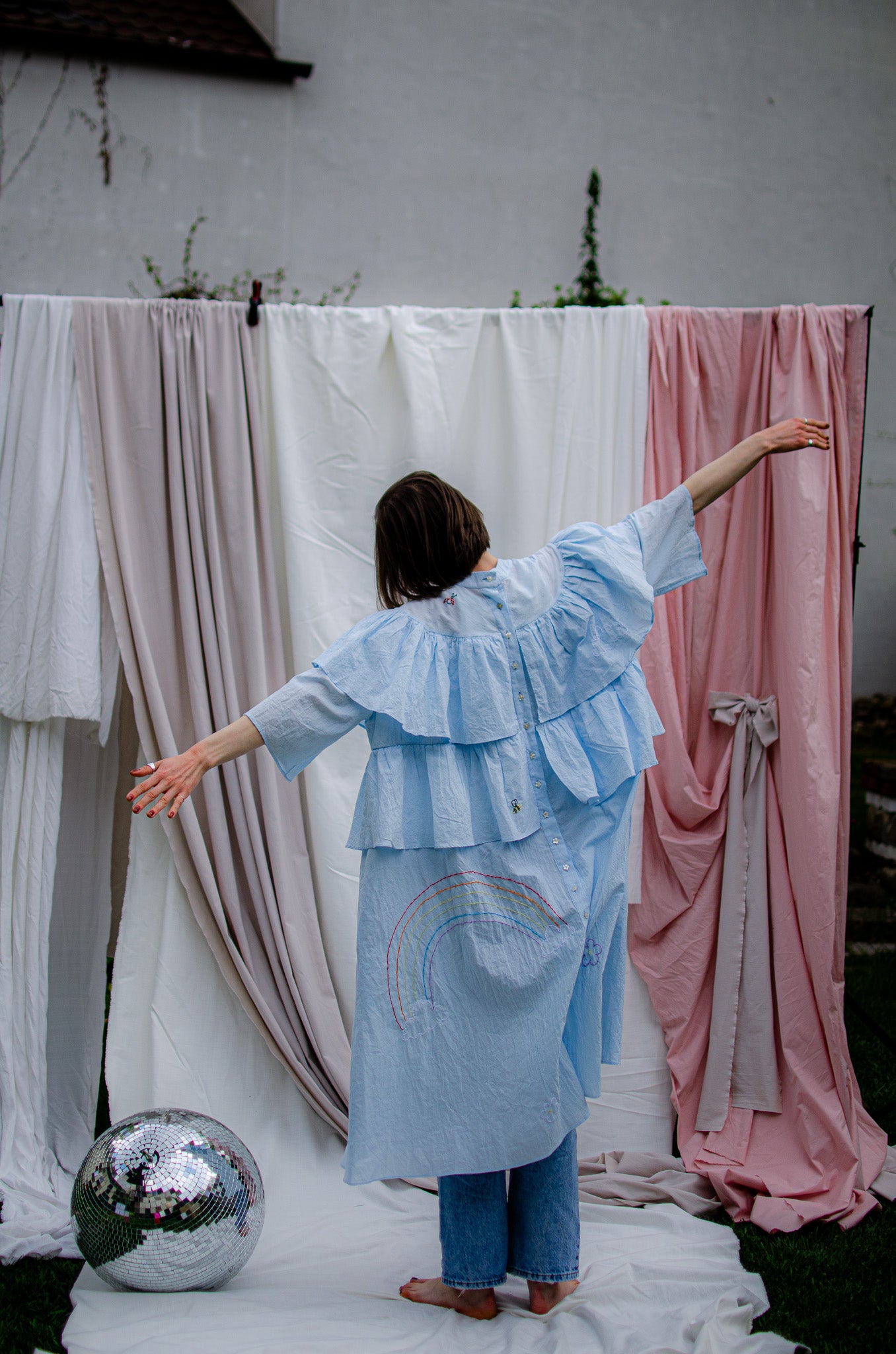 Touch The Grass dress - SPIN LIKE  A CHILD