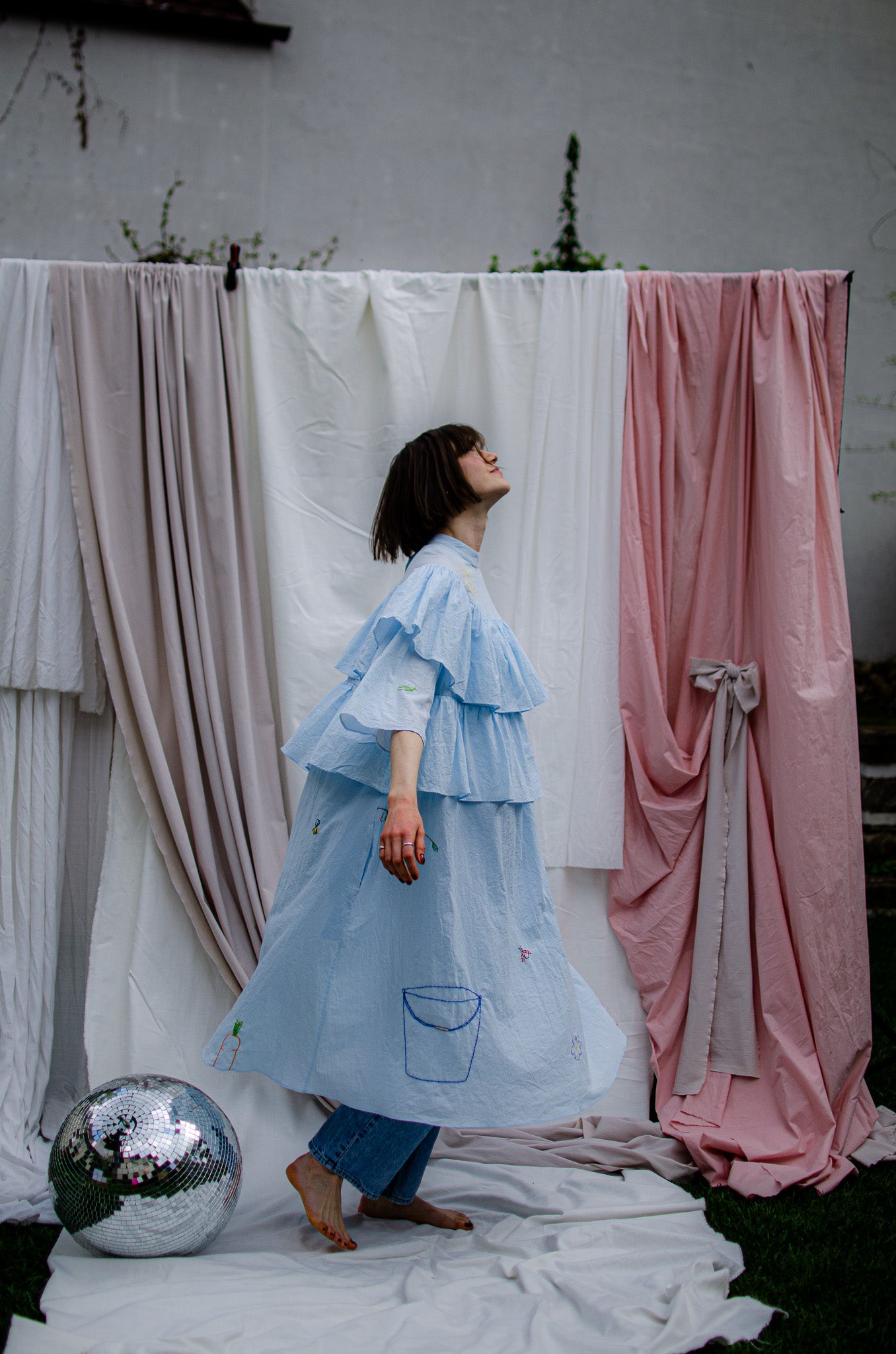Touch The Grass dress - SPIN LIKE  A CHILD