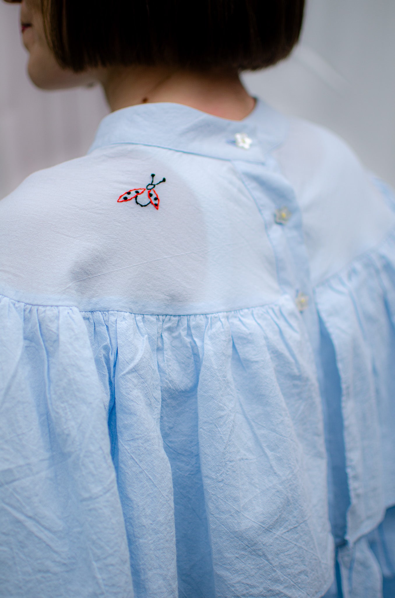 Touch The Grass blouse - SPIN LIKE  A CHILD