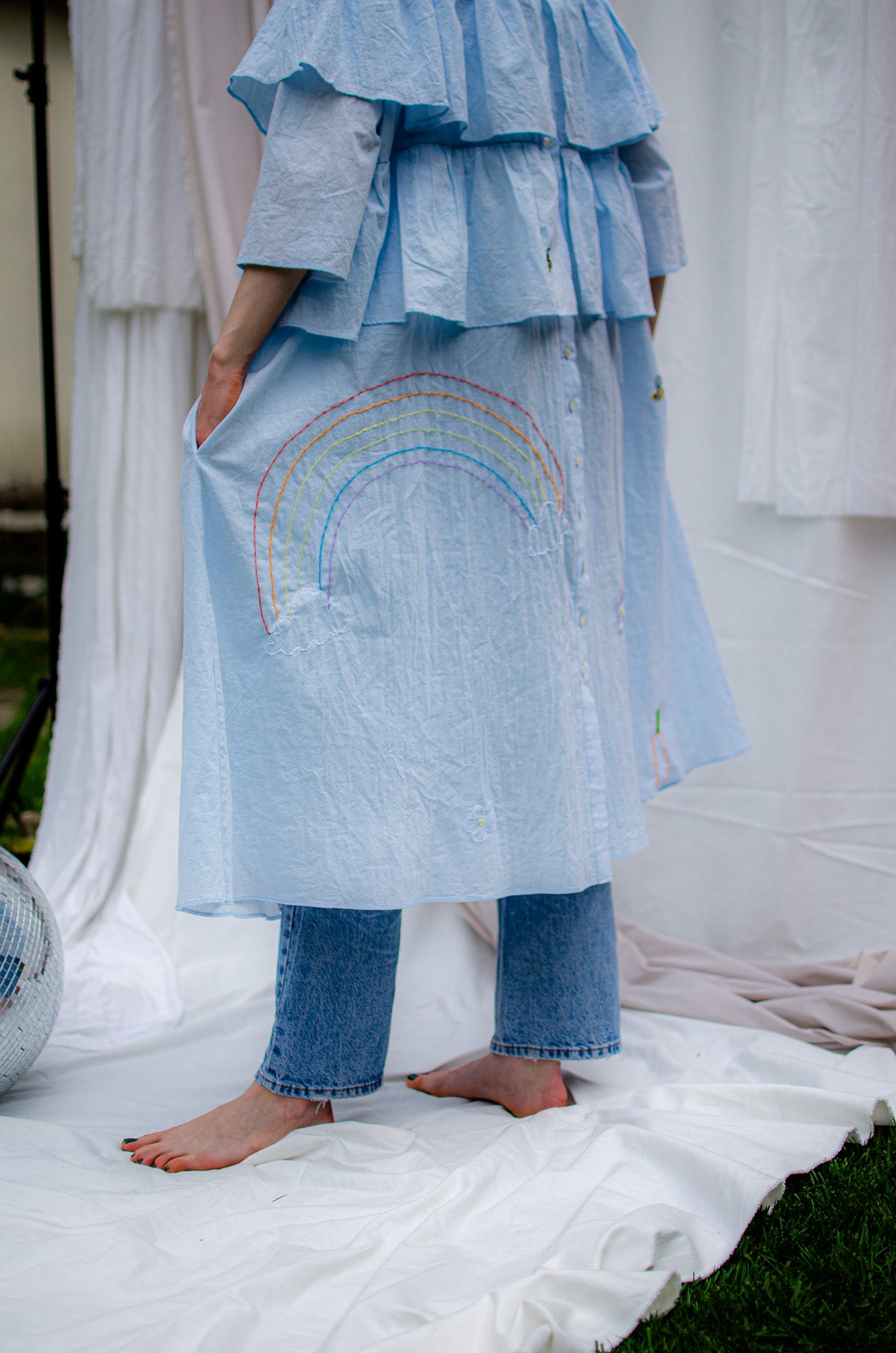 Touch The Grass dress - SPIN LIKE  A CHILD